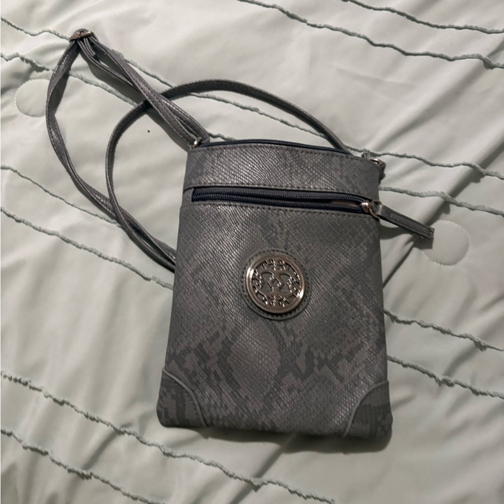 Stylish Gray Crossbody Bag
